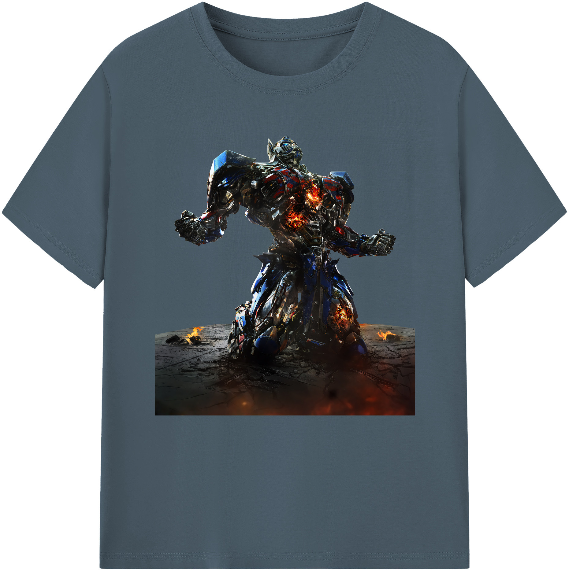 （画像用） Transformers トランスフォーマー 綿100％半袖Tシャツ（フロントプリント）